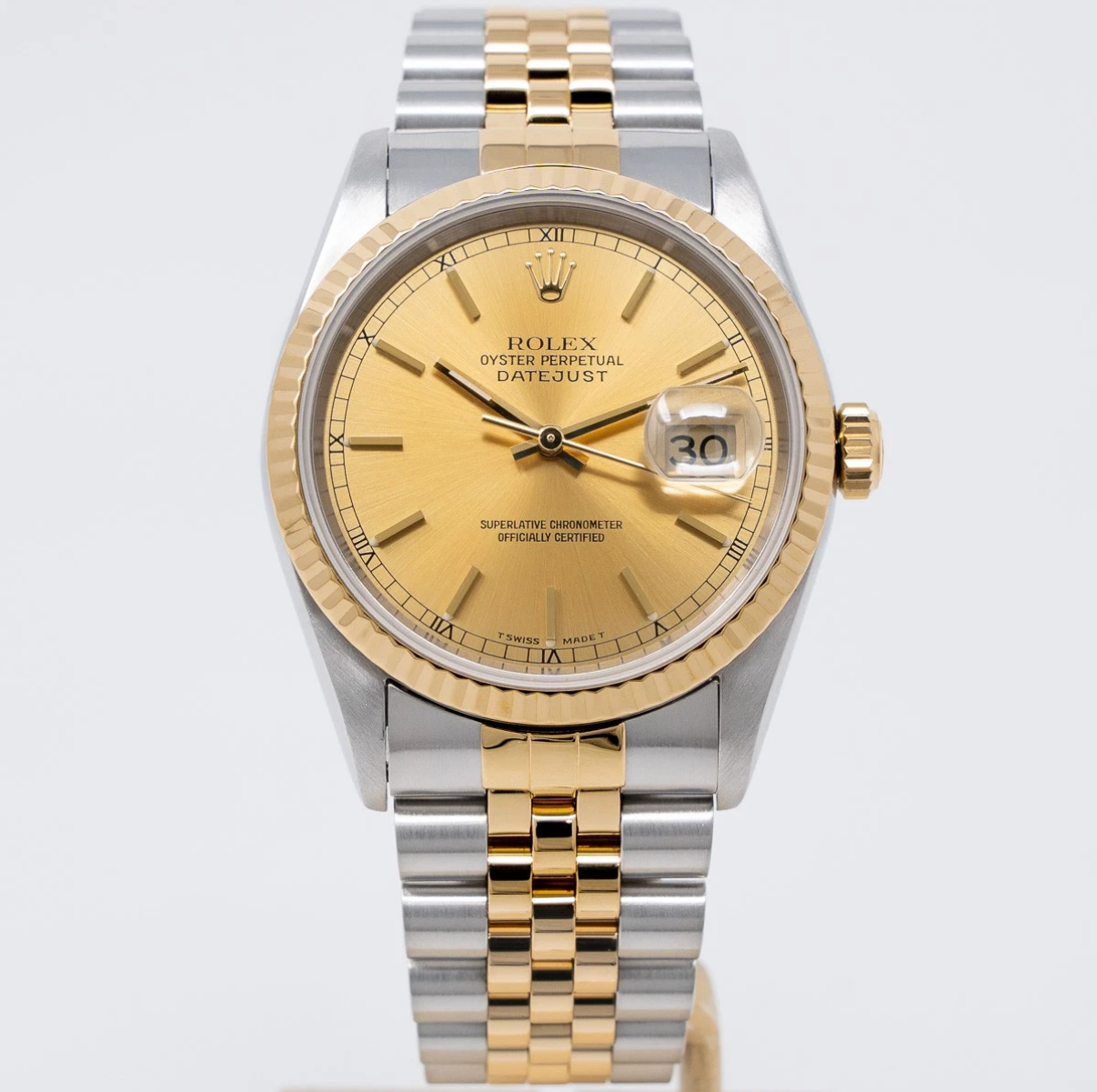 ROLEX Datejust Two Tone Champagne Dial