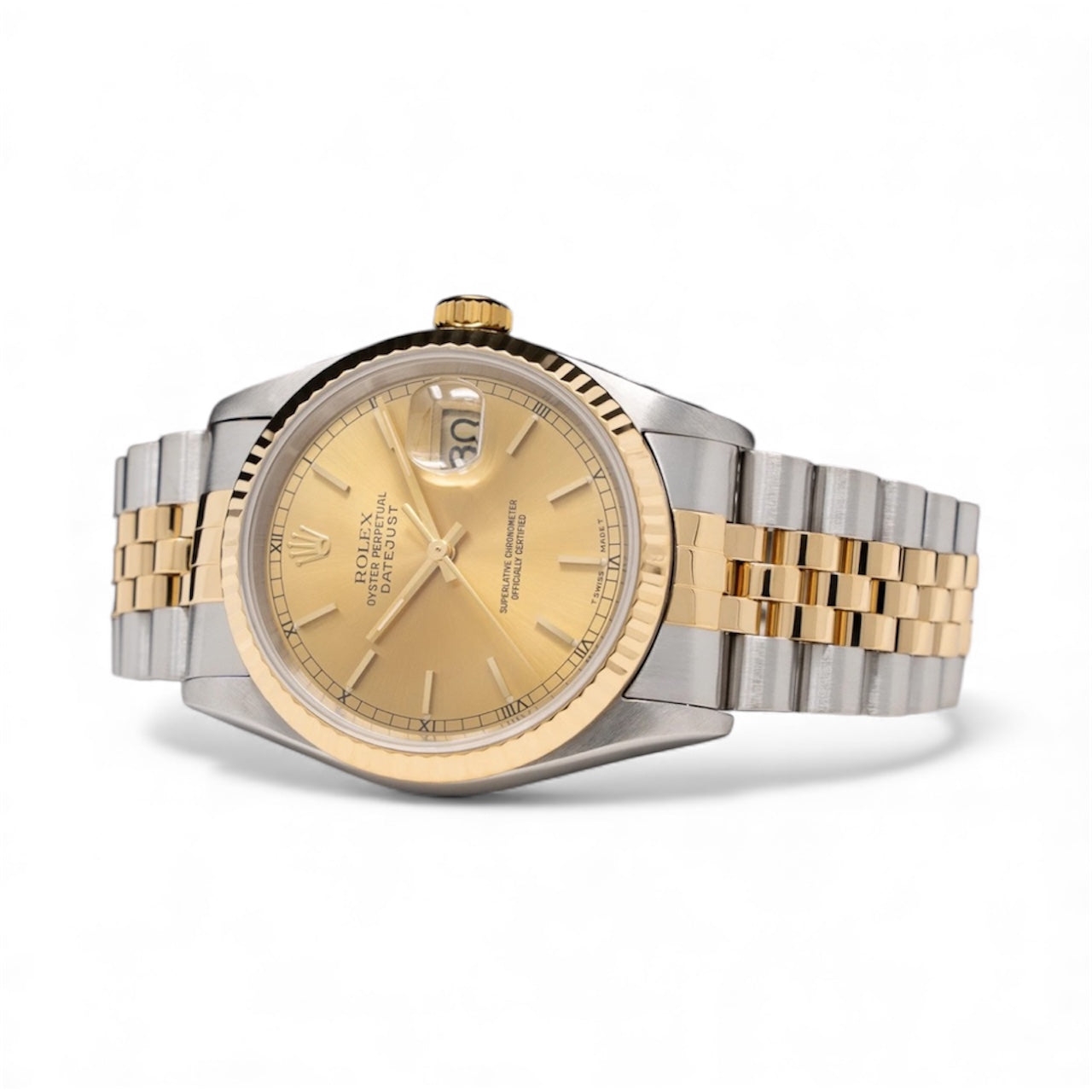 ROLEX Datejust Two Tone Champagne Dial